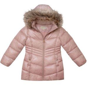 Michael Kors Girls Stadium Length Puffer Jacket